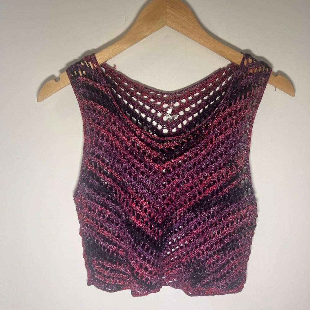Unique Purple Knit Tank